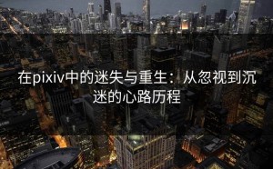 在pixiv中的迷失与重生：从忽视到沉迷的心路历程